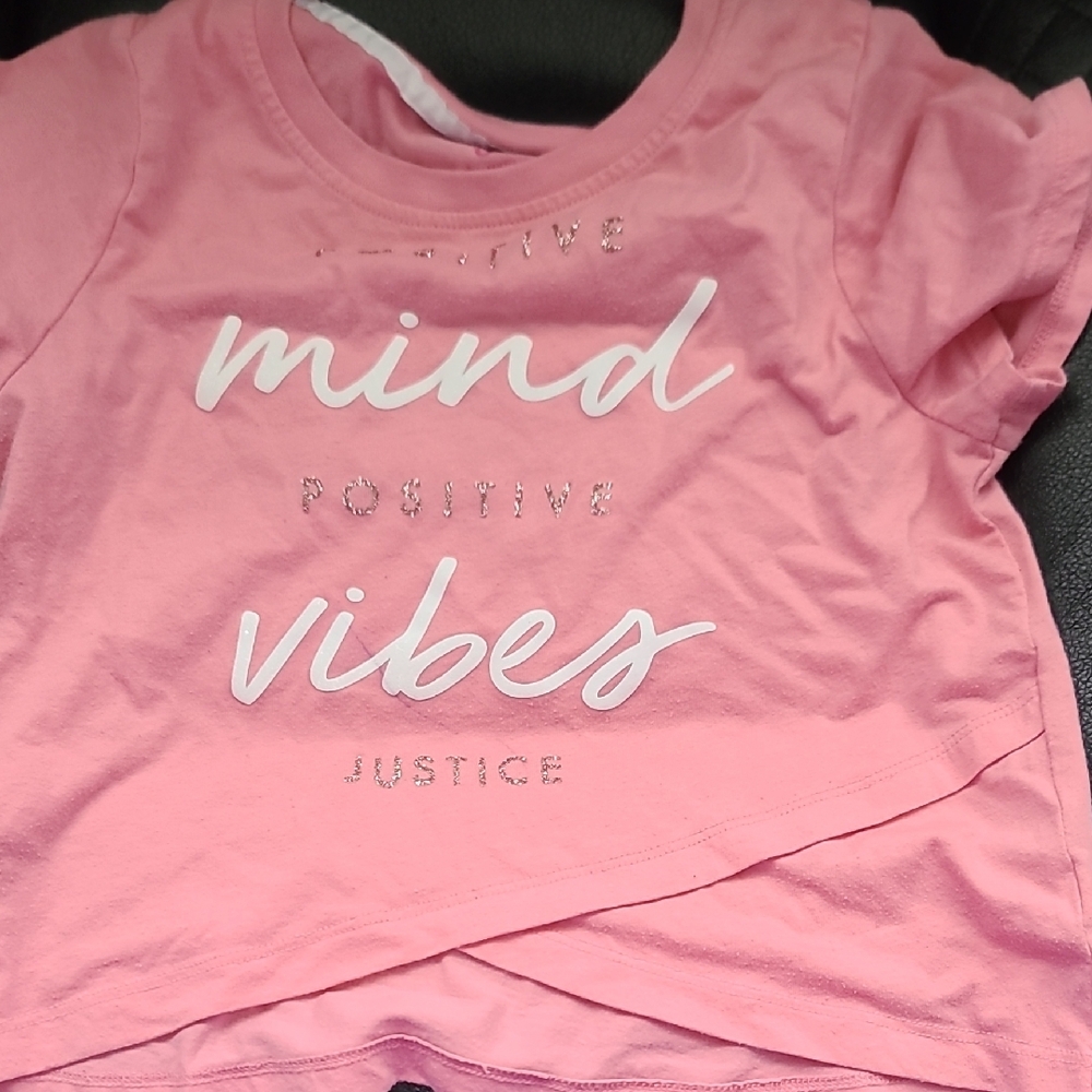 Justice Pink Kids T-Shirt - Mind Vibes